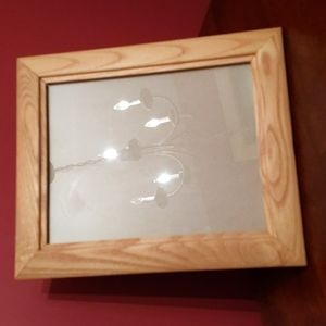 Vintage Oak Wood Desk Frame